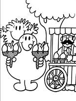 coloriage monsieur gourmand